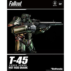 ThreeZero Fallout 1/6 Scale FigZERO T-45 Hot Rod Shark Power Armor 