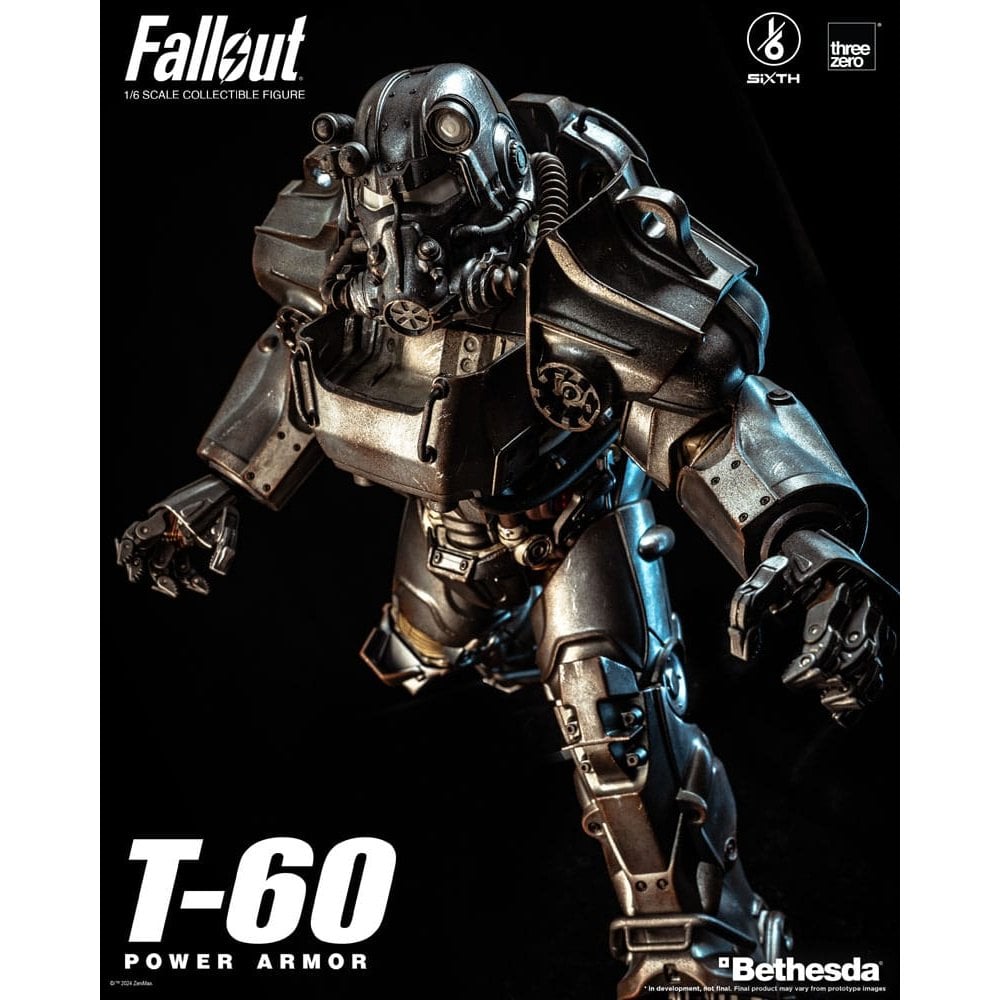 threezero Fallout T-60 フィギュア Threezero 1/6 T-60 フォールアウト パワー アーマー 塗装済み