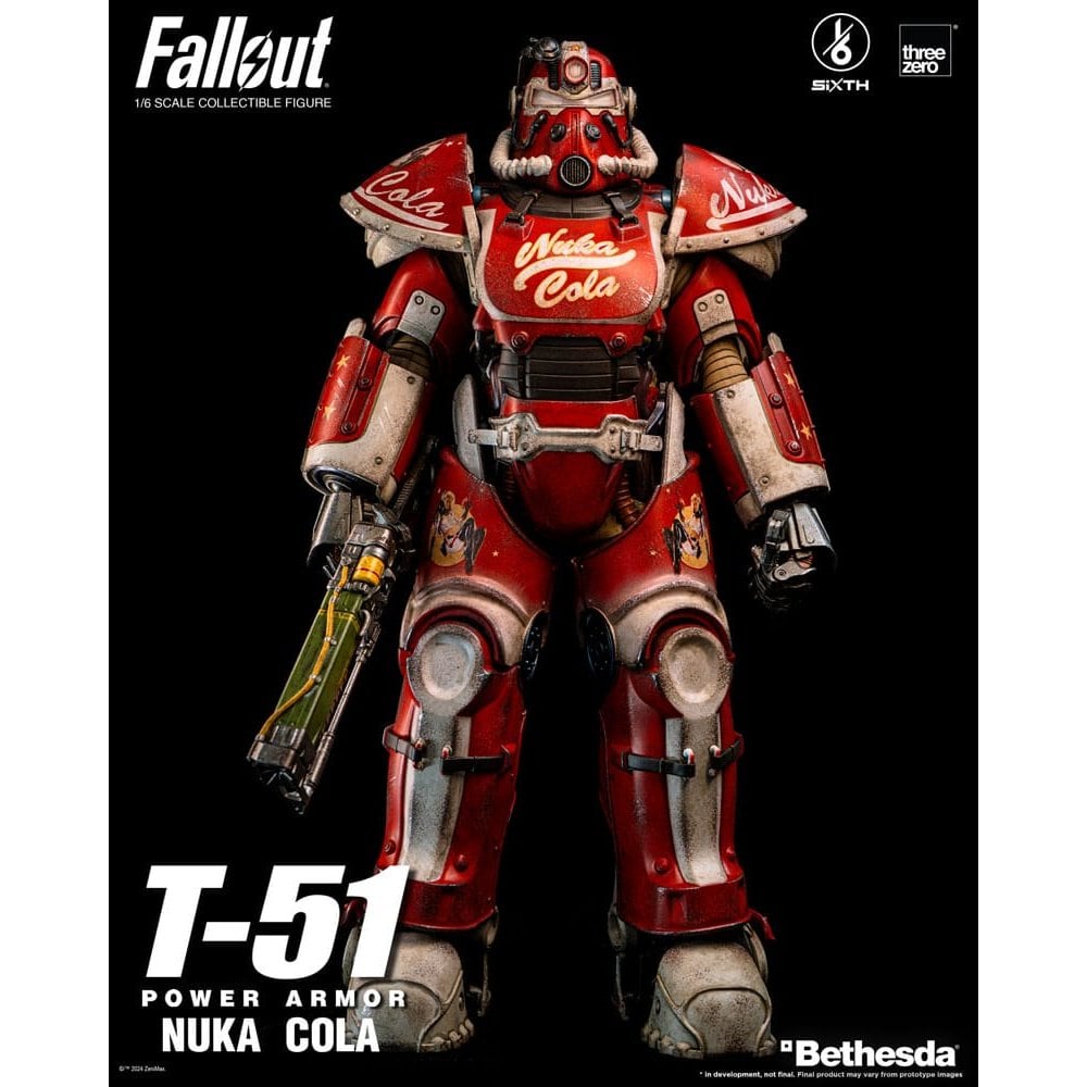 ThreeZero Fallout 1/6 Scale T-51 Nuka Cola Power Armor 