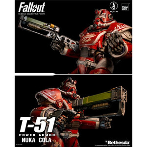 ThreeZero Fallout 1/6 Scale T-51 Nuka Cola Power Armor 