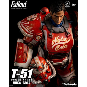 ThreeZero Fallout 1/6 Scale T-51 Nuka Cola Power Armor 