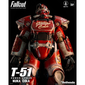 ThreeZero Fallout 1/6 Scale T-51 Nuka Cola Power Armor 