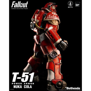 ThreeZero Fallout 1/6 Scale T-51 Nuka Cola Power Armor 