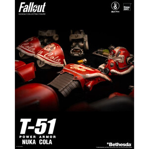 ThreeZero Fallout 1/6 Scale T-51 Nuka Cola Power Armor 