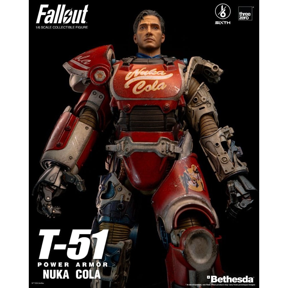 ThreeZero Fallout 1/6 Scale T-51 Nuka Cola Power Armor