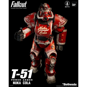 ThreeZero Fallout 1/6 Scale T-51 Nuka Cola Power Armor 