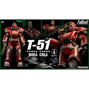 ThreeZero Fallout 1/6 Scale T-51 Nuka Cola Power Armor 