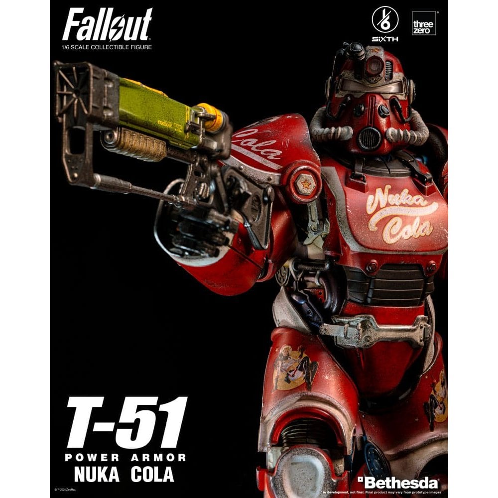 ThreeZero Fallout 1/6 Scale T-51 Nuka Cola Power Armor