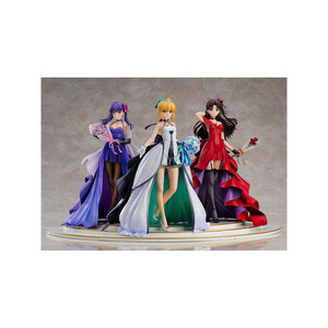 Good Smile Company Fate/stay night 1/7 Saber, Rin Tohsaka and Sakura Matou 15th Celebration Dress Ver. 