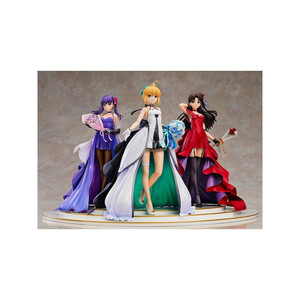 Good Smile Company Fate/stay night 1/7 Saber, Rin Tohsaka and Sakura Matou 15th Celebration Dress Ver. 