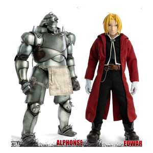 ThreeZero Fullmetal Alchemist Brotherhood 1/6 Scale Alphonse & Edward Elric Twin Pack 