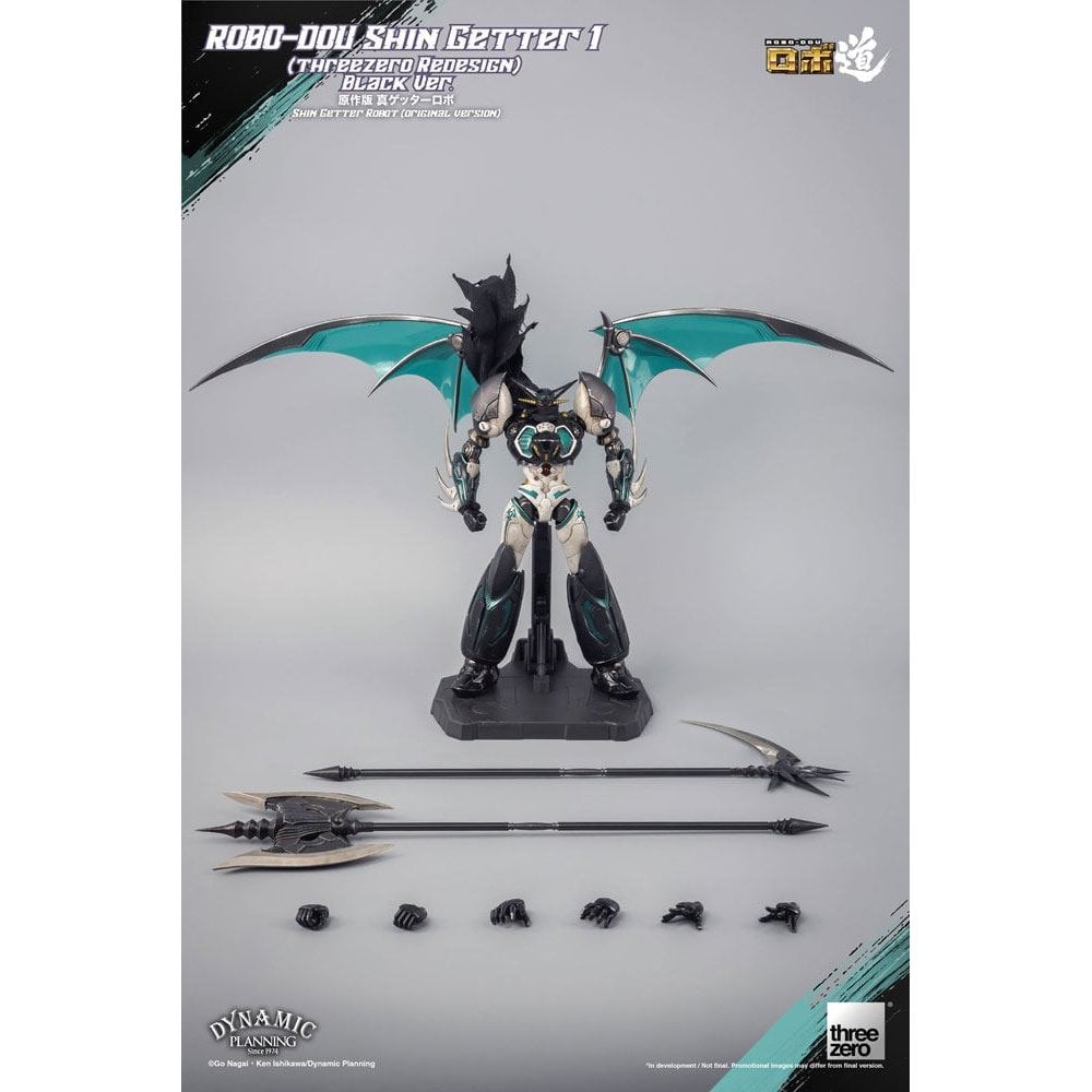 ThreeZero Getter Robot: The Last Day Robo-Dou Action Figure Shin Getter 1 Black Ver. 
