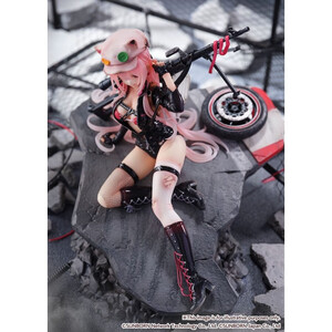 EStream Girls' Frontline SHIBUYA SCRAMBLE FIGURE 1/7 Scale UKM-2000 Gale Lightning -Wounded Ver.- 
