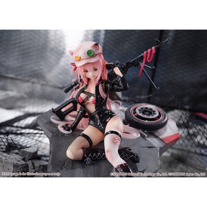EStream Girls' Frontline SHIBUYA SCRAMBLE FIGURE 1/7 Scale UKM-2000 Gale Lightning -Wounded Ver.- 