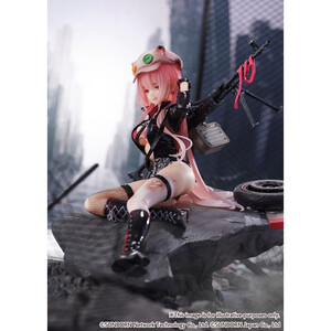 EStream Girls' Frontline SHIBUYA SCRAMBLE FIGURE 1/7 Scale UKM-2000 Gale Lightning -Wounded Ver.- 