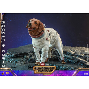 Hot Toys Guardians of the Galaxy Vol. 3 Movie Masterpiece Action Figuren 1/6 Rocket & Cosmo 16 cm 