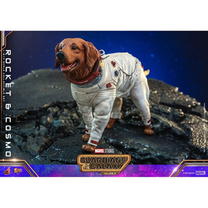 Hot Toys Guardians of the Galaxy Vol. 3 Movie Masterpiece Action Figuren 1/6 Rocket & Cosmo 16 cm 