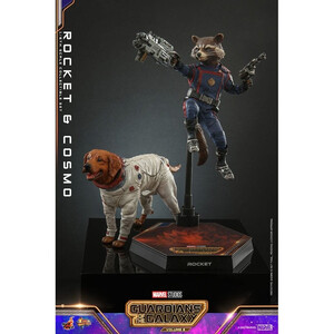Hot Toys Guardians of the Galaxy Vol. 3 Movie Masterpiece Action Figuren 1/6 Rocket & Cosmo 16 cm 