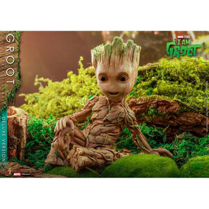 Hot Toys I Am Groot Action Figure Groot Deluxe Version 