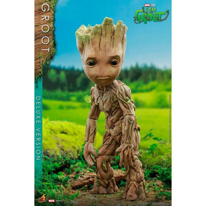 Hot Toys I Am Groot Action Figure Groot Deluxe Version 
