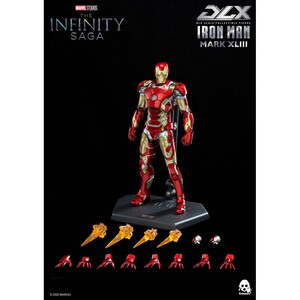 ThreeZero Infinity Saga DLX 1/12 Scale Iron Man Mark 43 