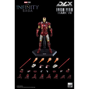 ThreeZero Infinity Saga DLX 1/12 Scale Iron Man Mark 7 