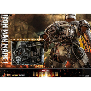 Hot Toys Iron Man 1/6 Scale Movie Masterpiece Scale Iron Man Mark I 