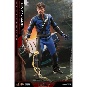 Hot Toys Iron Man 2 Movie Masterpiece 1/6 Scale Tony Stark (Mark V Suit Up Version) 