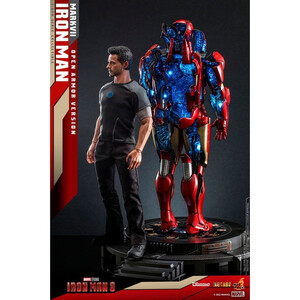 Hot Toys Iron Man 3 Diorama 1/6 Scale Iron Man Mark VII (Open Armor Version) 
