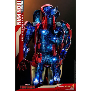 Hot Toys Iron Man 3 Diorama 1/6 Scale Iron Man Mark VII (Open Armor Version) 