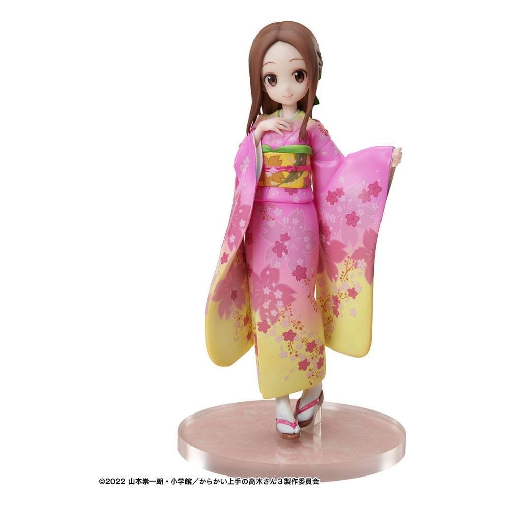 Furyu Karakai Jozu No Takagi-san 1/7 Scale Scale Takagi-san Sakura Kimono Ver. 