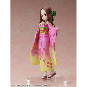Furyu Karakai Jozu No Takagi-san 1/7 Scale Scale Takagi-san Sakura Kimono Ver. 