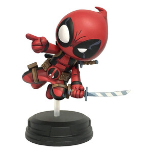 Gentle Giant Marvel Animated Statue Deadpool (Jumping) 