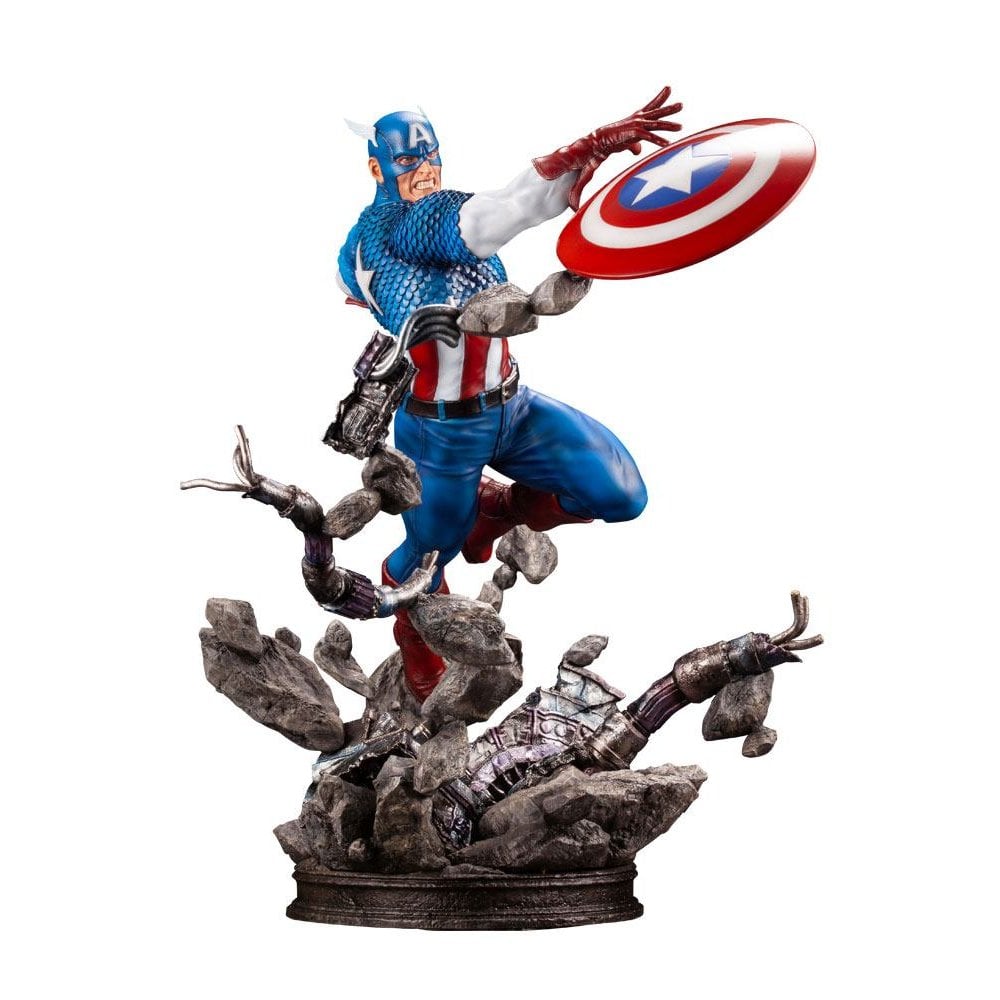 Kotobukiya Marvel Comics 1/6 Scale Fine Art Captain America - Damaged packaging 