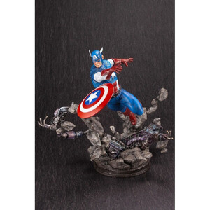 Kotobukiya Marvel Comics 1/6 Scale Fine Art Captain America - Damaged packaging 