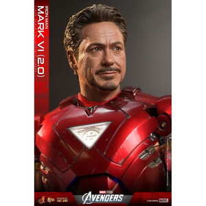 Hot Toys Marvel's The Avengers Movie Masterpiece Diecast 1/6 Scale Iron Man Mark VI (2.0) 