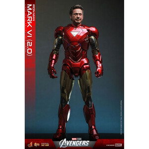 Hot Toys Marvel's The Avengers Movie Masterpiece Diecast 1/6 Scale Iron Man Mark VI (2.0) 