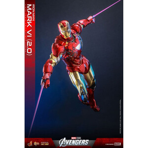 Hot Toys Marvel's The Avengers Movie Masterpiece Diecast 1/6 Scale Iron Man Mark VI (2.0) 