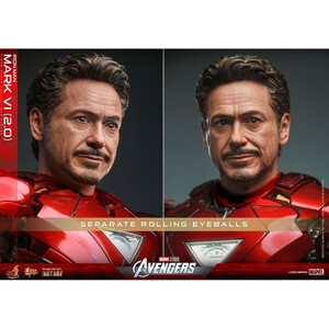 Hot Toys Marvel's The Avengers Movie Masterpiece Diecast 1/6 Scale Iron Man Mark VI (2.0) 