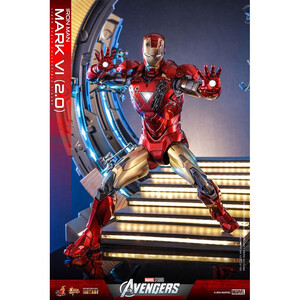 Hot Toys Marvel's The Avengers Movie Masterpiece Diecast 1/6 Scale Iron Man Mark VI (2.0) 
