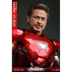 Hot Toys Marvel's The Avengers Movie Masterpiece Diecast 1/6 Scale Iron Man Mark VI (2.0) 