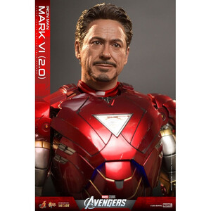 Hot Toys Marvel's The Avengers Movie Masterpiece Diecast 1/6 Scale Iron Man Mark VI (2.0) 