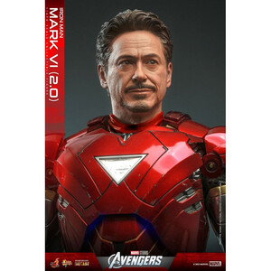 Hot Toys Marvel's The Avengers Movie Masterpiece Diecast 1/6 Scale Iron Man Mark VI (2.0) 