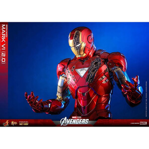 Hot Toys Marvel's The Avengers Movie Masterpiece Diecast 1/6 Scale Iron Man Mark VI (2.0) 