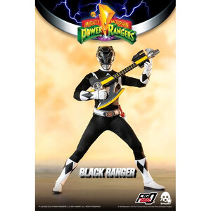 ThreeZero Mighty Morphin Power Rangers FigZero 1/6 Scale Black Ranger 