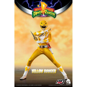 ThreeZero Mighty Morphin Power Rangers FigZero 1/6 Scale Yellow Ranger 