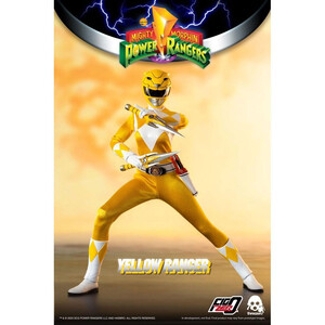 ThreeZero Mighty Morphin Power Rangers FigZero 1/6 Scale Yellow Ranger 