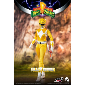 ThreeZero Mighty Morphin Power Rangers FigZero 1/6 Scale Yellow Ranger 
