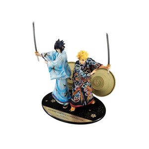 Megahouse Naruto Shippuden G.E.M. Series Naruto Uzumaki & Sasuke Uchiha Kabuki Ver. 
