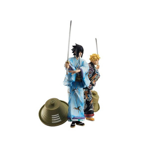 Megahouse Naruto Shippuden G.E.M. Series Naruto Uzumaki & Sasuke Uchiha Kabuki Ver. 